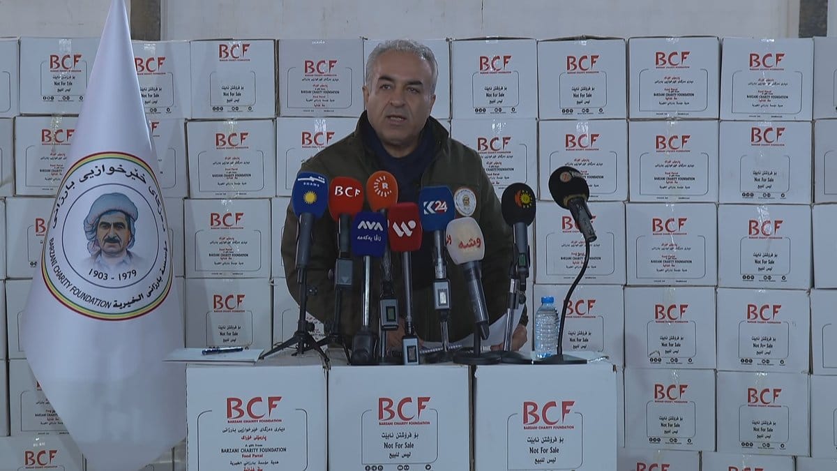 مووسا ئەحمەد: دوای ئاوارەكان، هاوكارییەكان بە ماڵە هەژارەكانی ڕۆژئاوای كوردستان دەگەیەنین