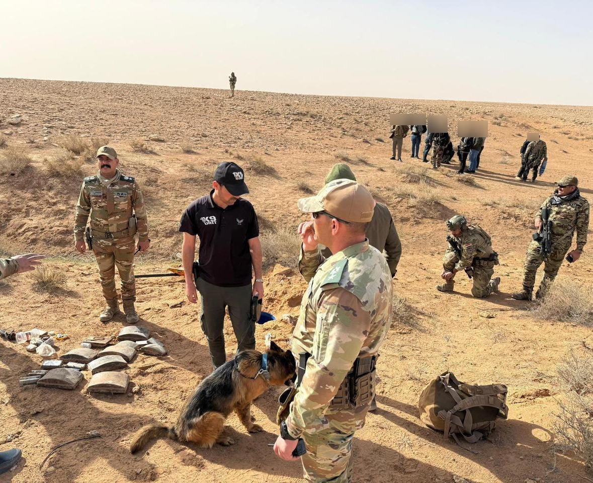 لە ئەنبار دەست بەسەر کۆگایەکی چەک و تەقەمەنی داعشدا گیرا