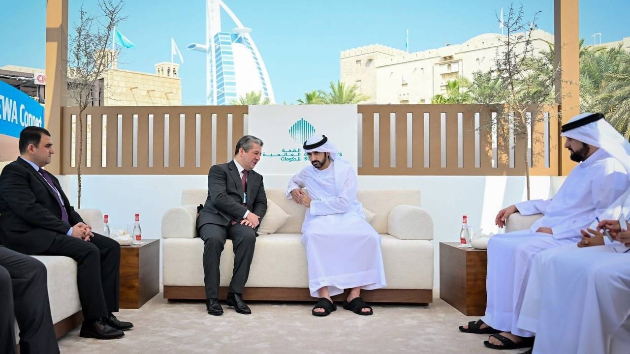 سەرۆکوەزیران مەسرور بارزانی لەگەڵ جێنشینی دوبەی و جێگری سەرۆک وەزیرانی ئیمارات کۆدەبێتەوە