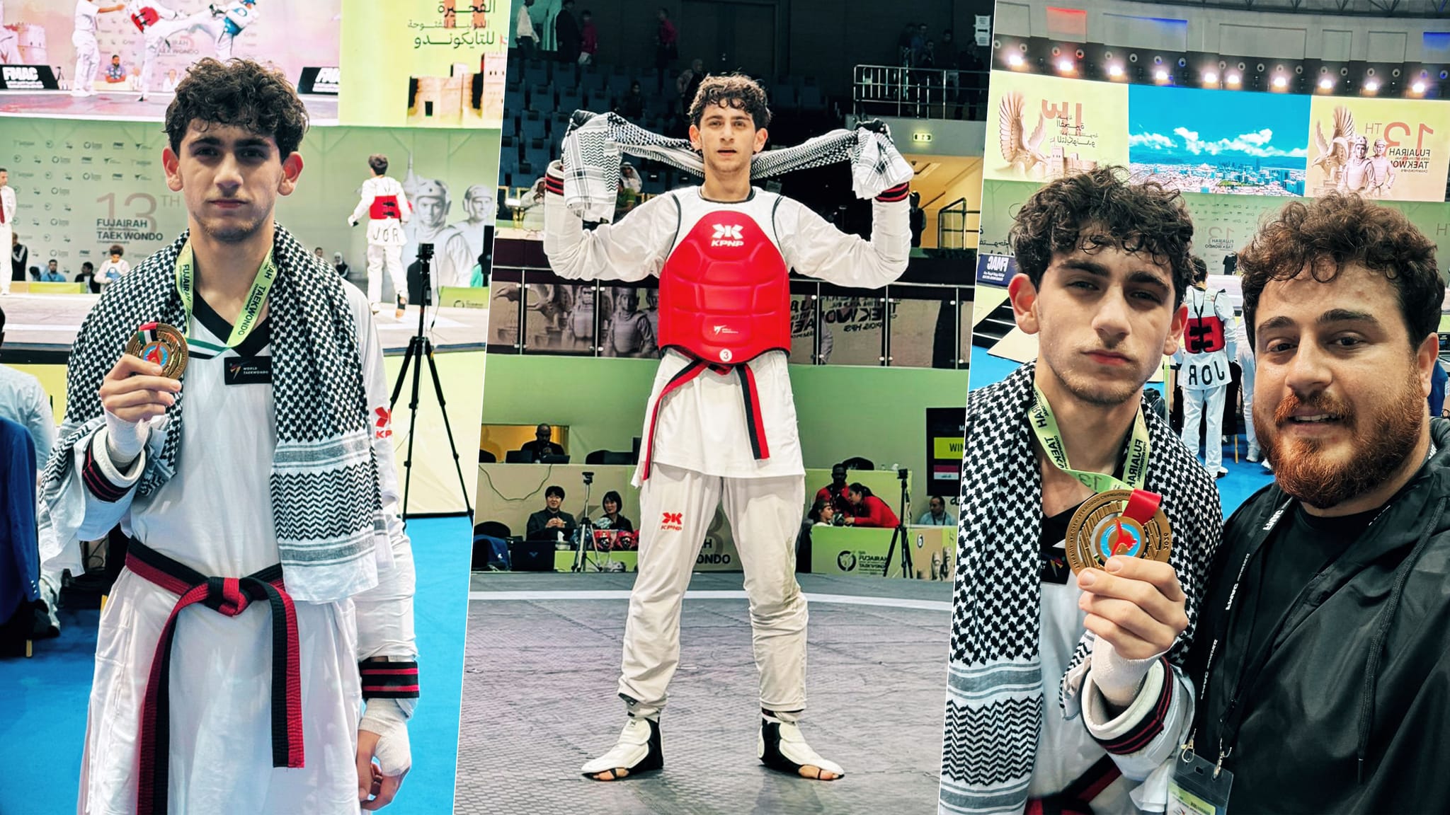 قوتابییەکی کورد لە پاڵەوانێتییەکی جیهانیی تایکواندۆدا مەدالیای زێڕی بەدەستهێنا