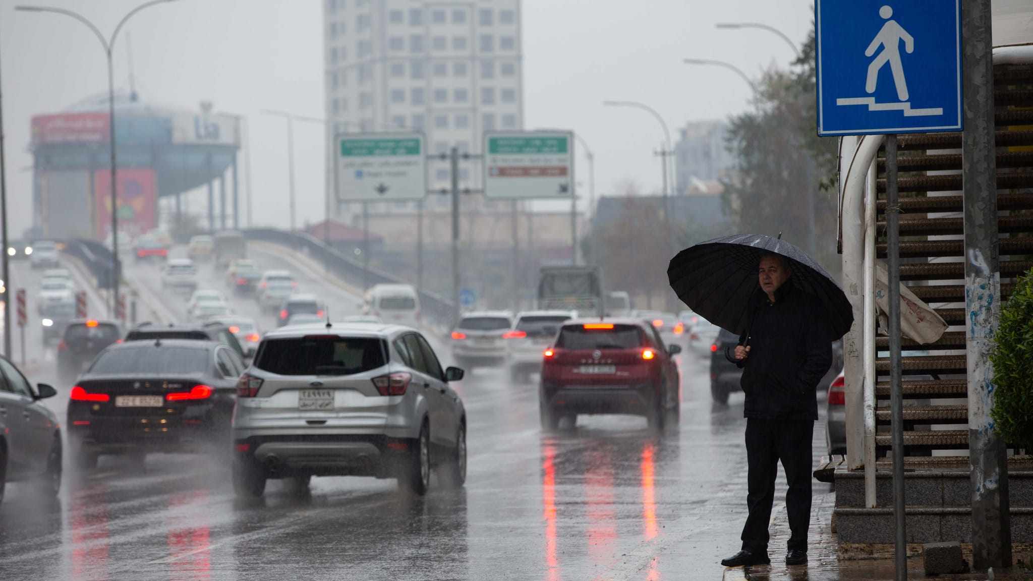 چوارشەممە شەپۆلێکی دیکەی بارانبارین ڕوو لە کوردستان دەکات و ئەگەری لافاو هەیە