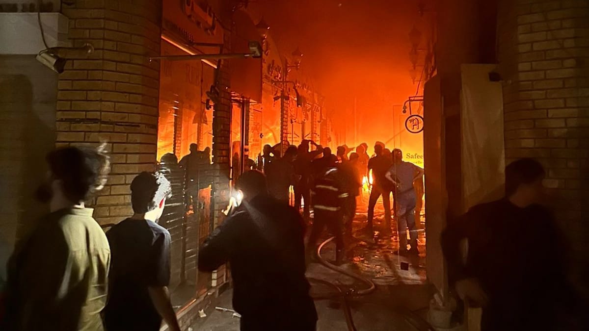 قایمقامی هەولێر:  370 دووکان لە بازاڕی قەیسەری سووتان