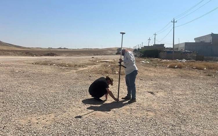 ڕووپێوی بۆ زەوی دەکرێت - وێنە؛ وەزارەتی شارەوانی و گەشتوگوزار