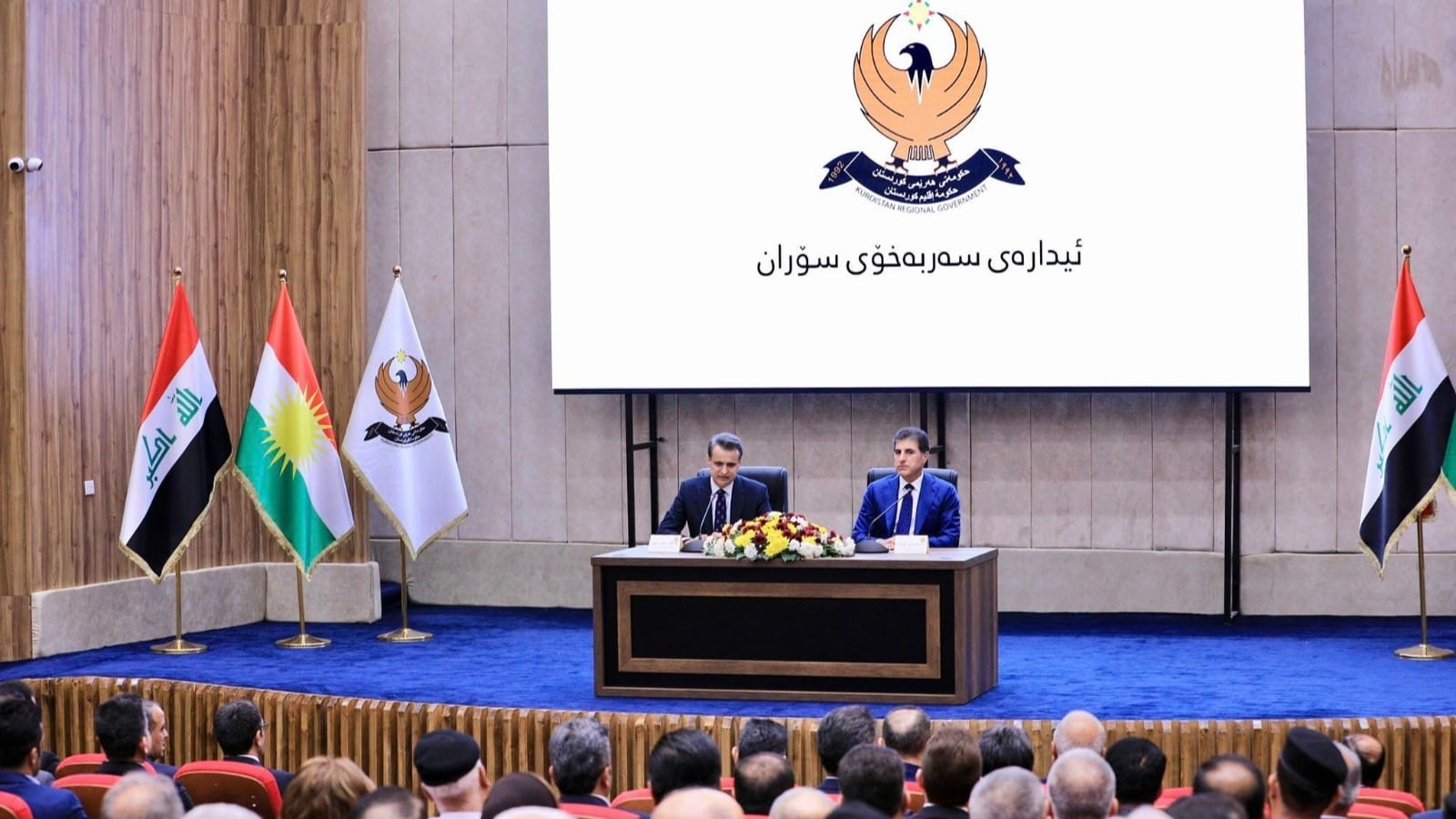 نێچيرڤان بارزانى دهستخۆشى له بەرپرسانی ئيدارهى سهربهخۆى سۆران دەكات