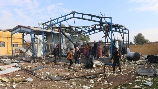 لە حەسەکە سێ هاووڵاتی بەهۆی بۆردوومانێکی تورکیا گیانیان لەدەست دا