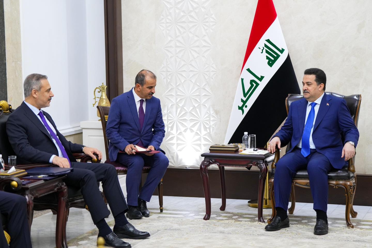 سوودانی بۆ هاکان فیدان: نابێت سووریا ببێتە گۆڕەپانێک بۆ یەکلاییکردنەوەی ململانێکان