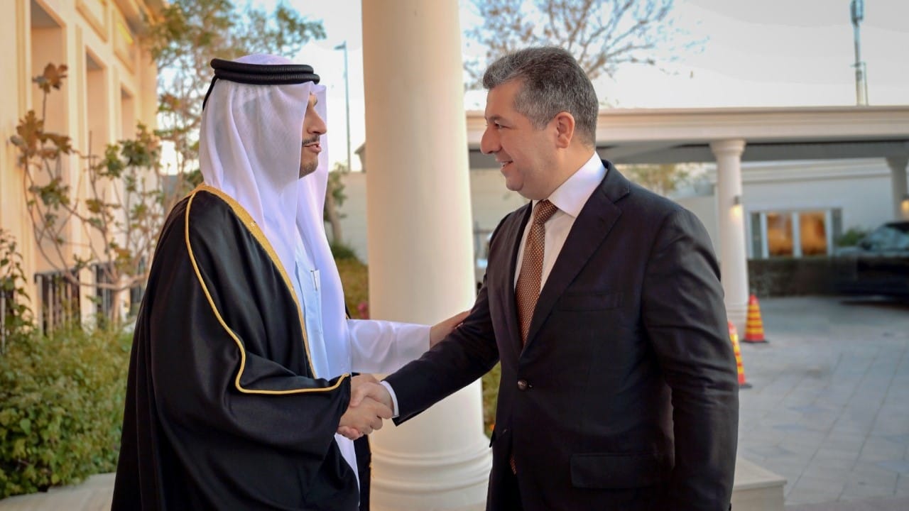 سەرۆکوەزیران مەسرور بارزانی گەیشتە قەتەر