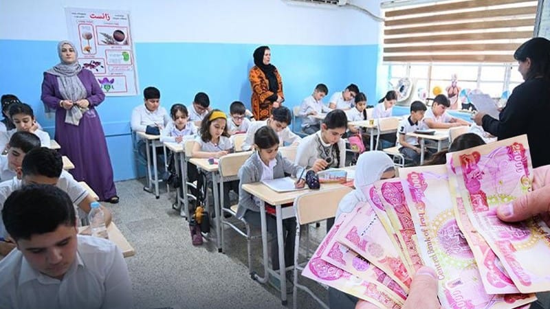 مووچەی مانگی سێی مامۆستایانی گرێبەست دابەش دەكرێت