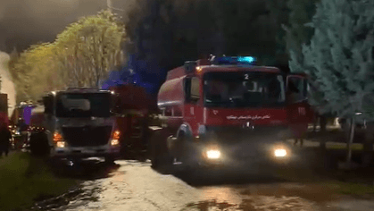 بەهۆی ئاگر کەوتنەوە لە کۆگایەکی پارکی سامی عەبدولڕەحمان نزیکەی 60 ئۆتۆمبێل سووتان