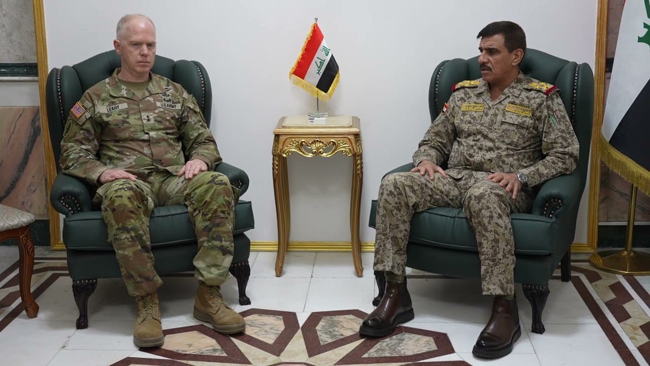 عێراق و ئەمریکا تاوتوێی بەهێزکردنی هاوکاری و هەماهەنگی لە بواری سەربازیدا دەکەن