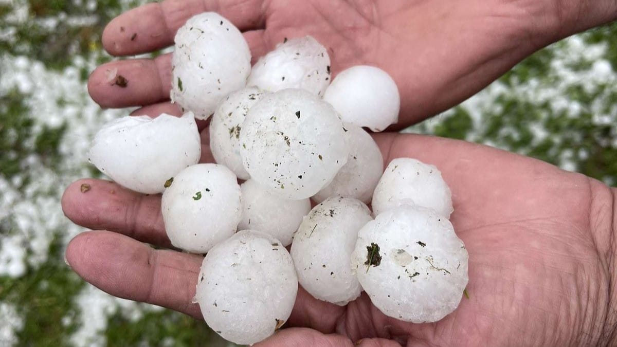 پێنج کەس بەهۆی تەرزە بارینەوە بریندار دەبن