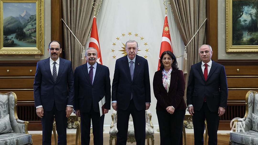 شاندی ئیمرالی لەگەڵ ئەردۆغان لە کۆبوونەوەدان