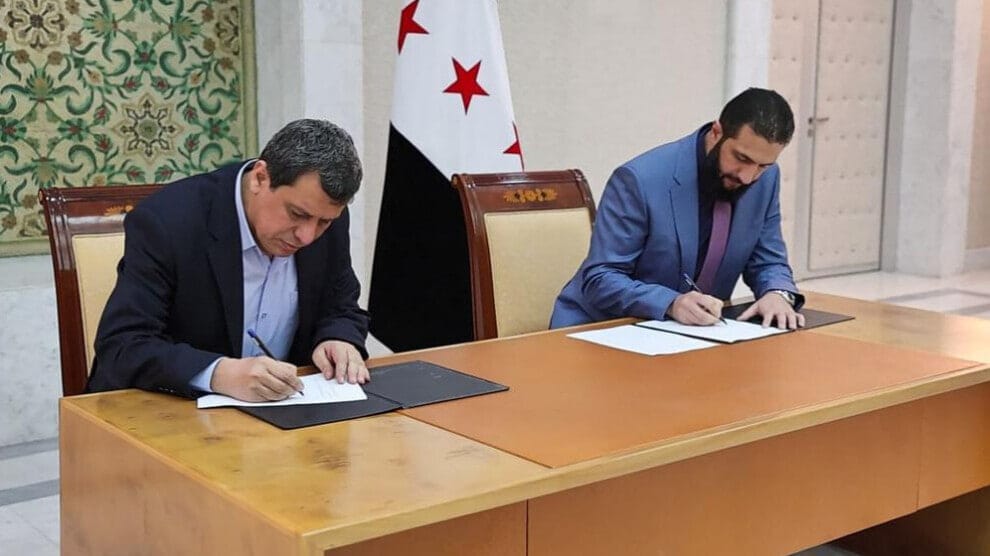 هەسەدە لیژنەی دانووستاندن لەگەڵ حکومەتی سووریا پێکدەهێنێت