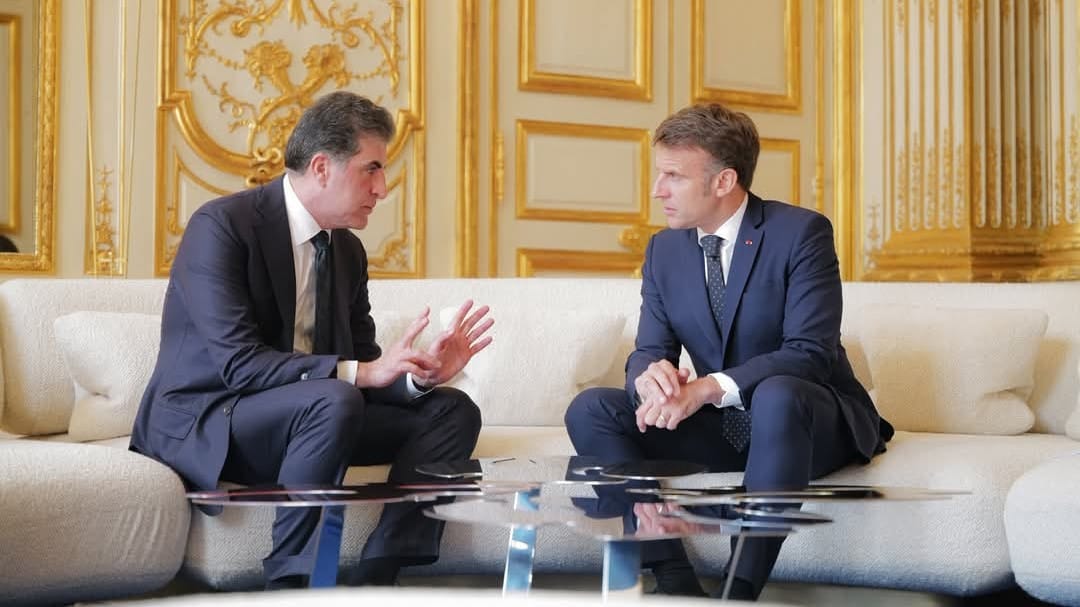 ماکرۆن پشتگیری وڵاتەکەی بۆ هەرێمی کوردستان دووپات کردەوە