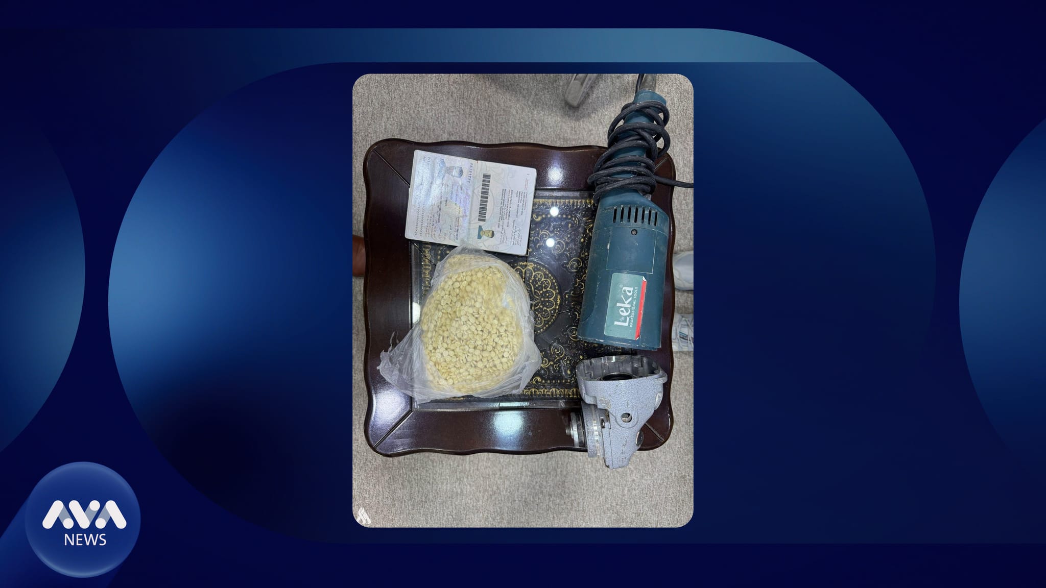 گەشتیارێک بە چوار هەزار دەنکە حەبی کەپتاگۆنەوە دەستگیر دەکرێت