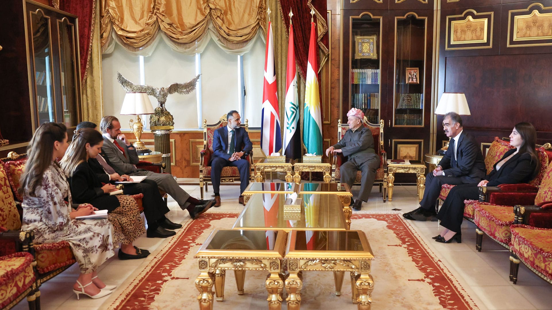 سەرۆک بارزانی و باڵیۆزی نوێی بەریتانیا تاوتوێی هەڵبژاردنی ئەنجوومەنی نوێنەران عێراق دەکەن