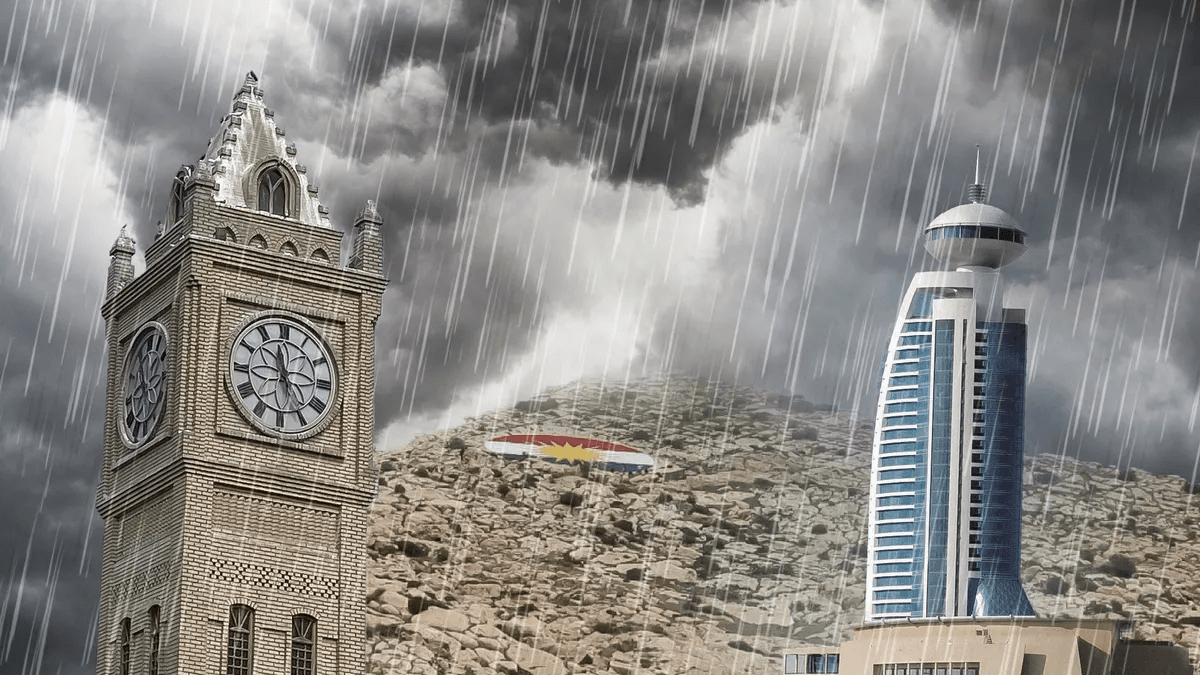 كەشناسی: ئەمڕۆ تاوەباران دەبارێت و ڕەشەبای بەهێزیش زۆرینە ناوچەكان دەگرێتەوە