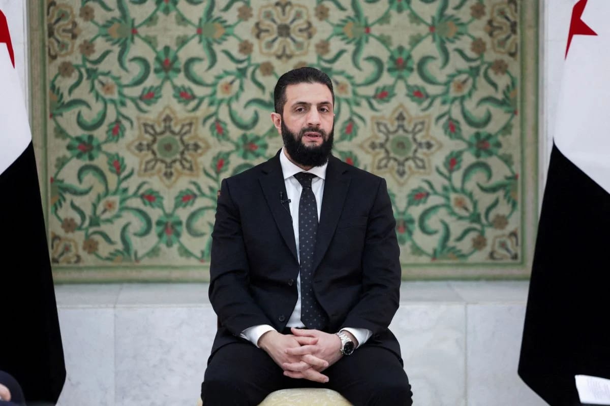 کۆشکی ئیلێزێ پێشوازی لە ئەحمەد شەرع دەکات