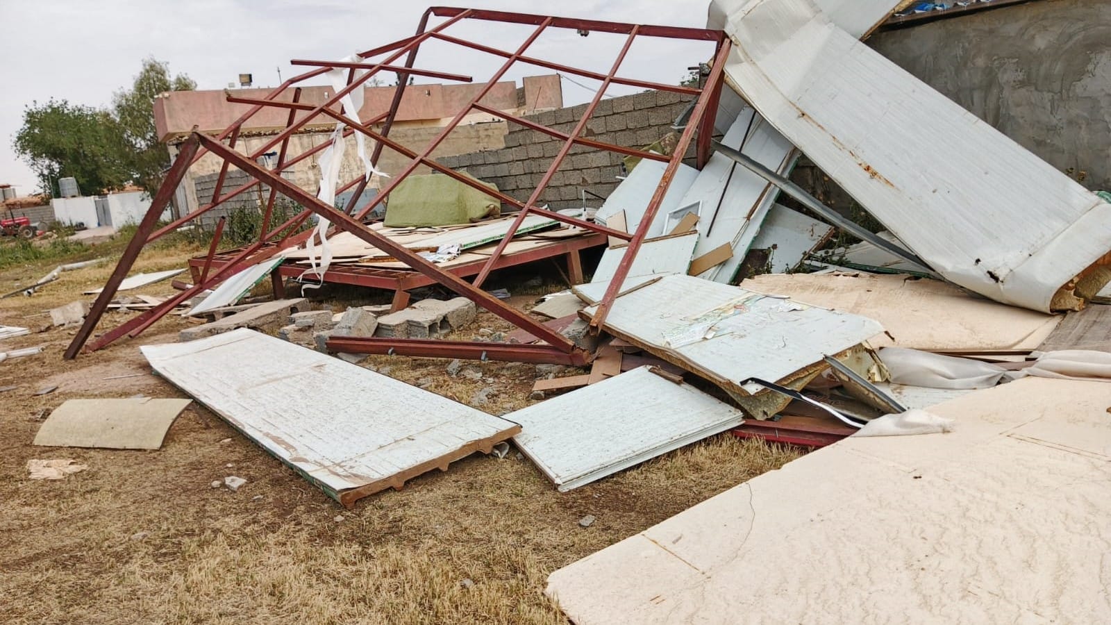 لە چەمچەماڵ باوبۆران قوتابخانەیەک دەڕوخێنیت