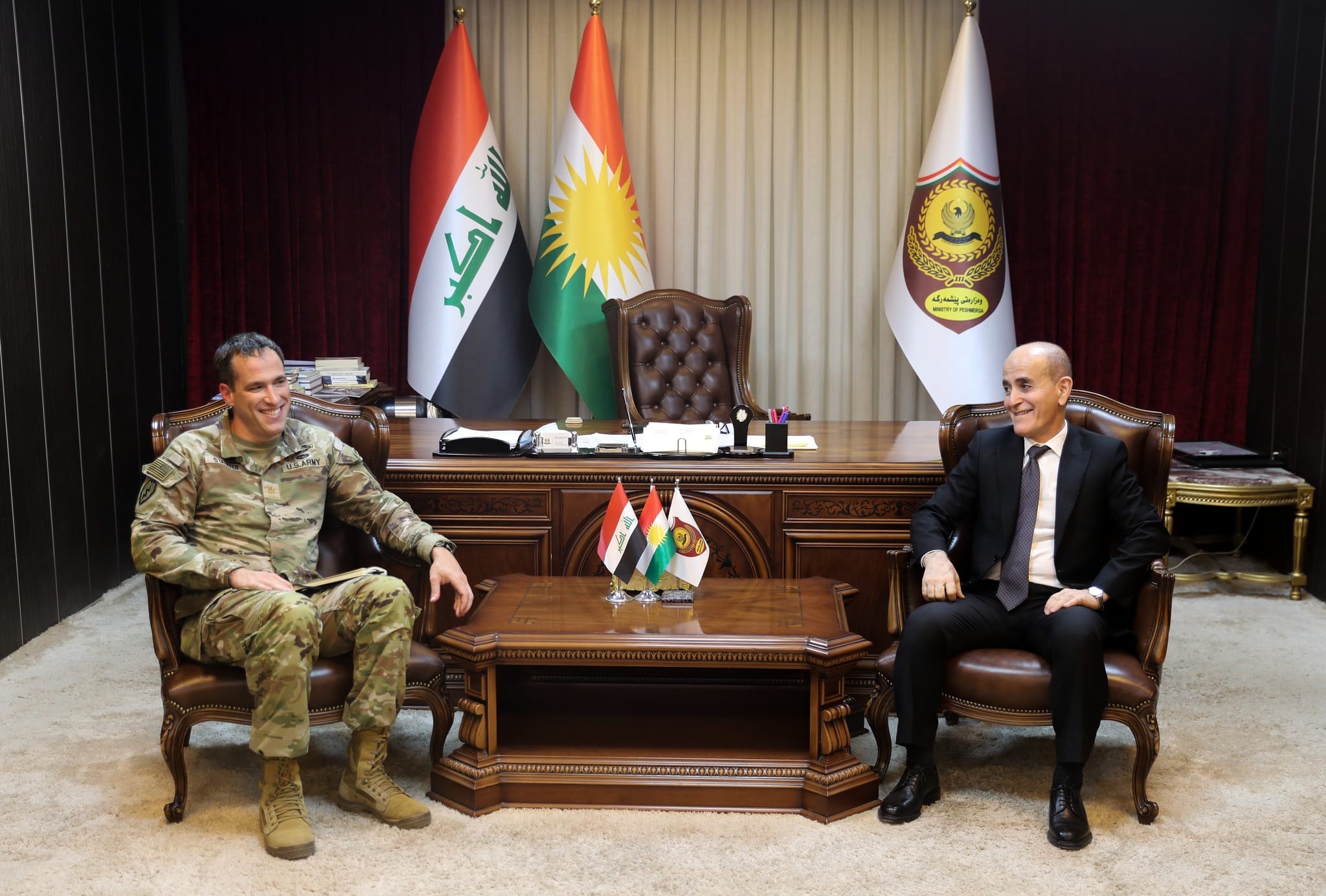 ئەمریکا لە بەهێزترکردنی هێزی پێشمەرگە بەردەوام دەبێت