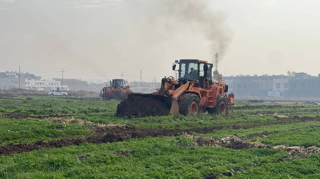 كشتوكاڵی هەولێر: ئەمساڵ دوو هەزار دۆنم زەویی داچێندراو بە ئاوی پیس پاك كراونەتەوە
