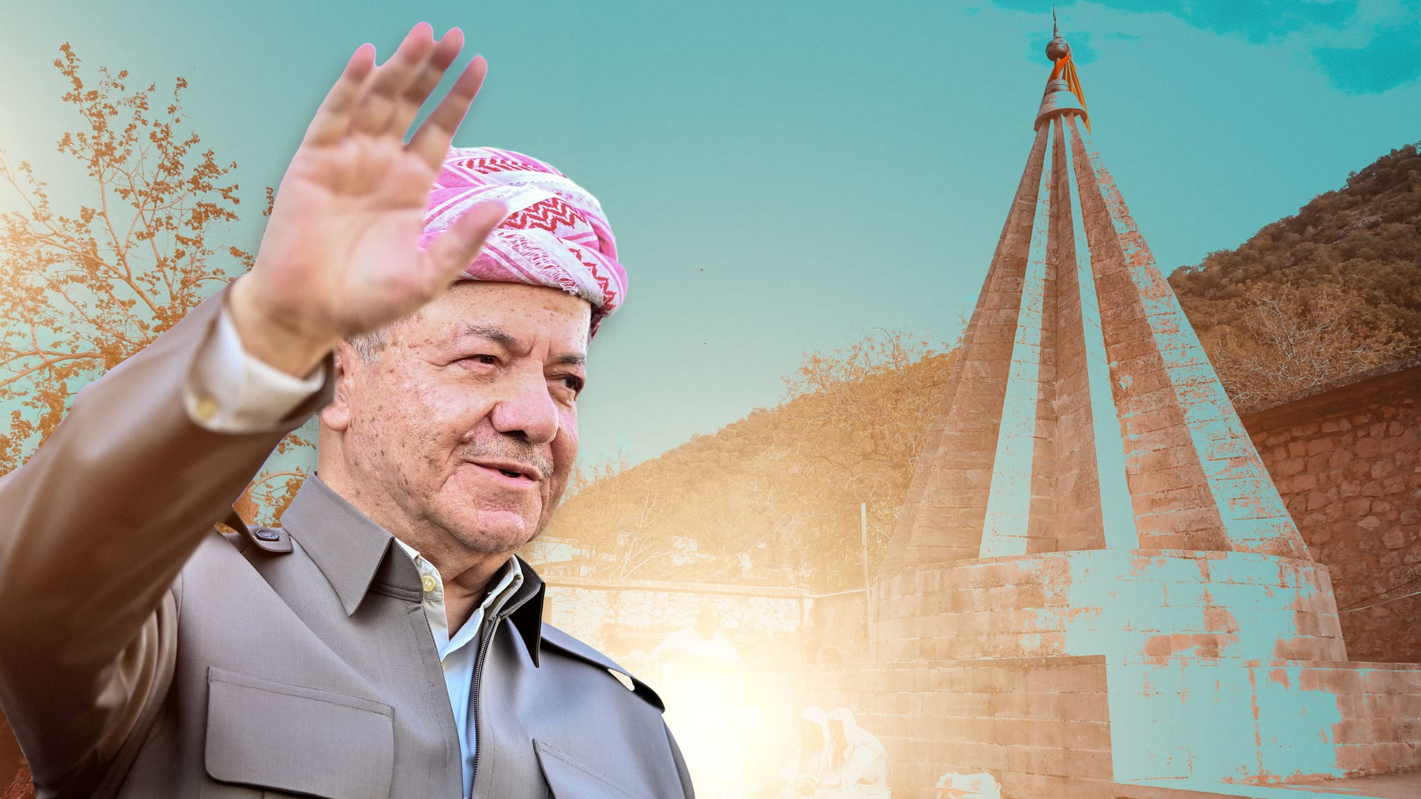 سەرۆک بارزانی: بنکەی لالش خزمەتی جڤاکی ئێزدی و پاراستنی نەریتی گەلی کوردستانی کردووە