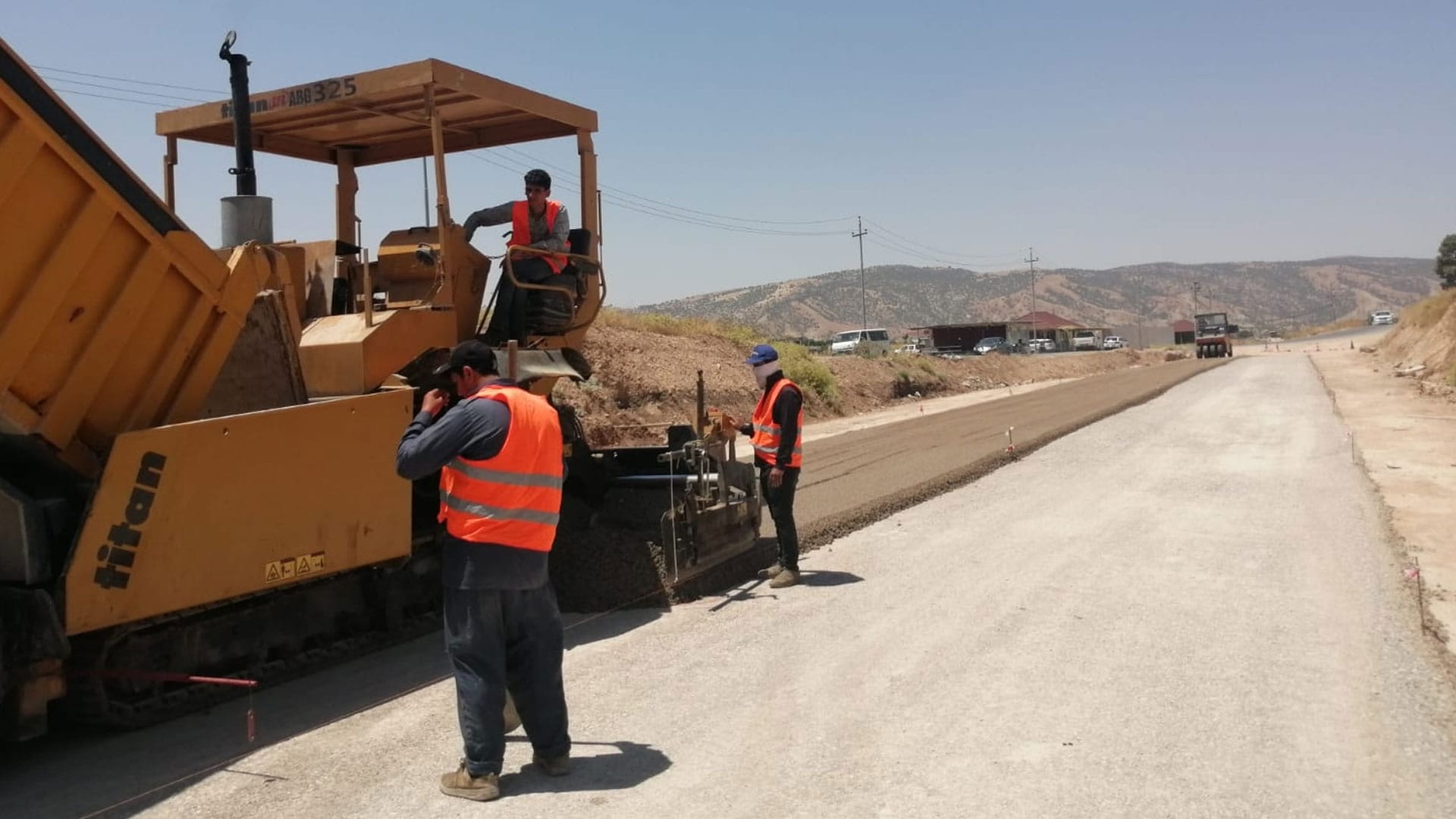 کارکردن لە بەشی یەکەمی جووتسایدی هەولێر – کۆیە نزیکە لە تەواوبوون