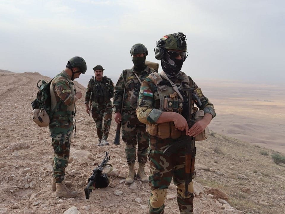 پێشمەرگە و سوپای عێراق چیای قەرەچوغیان کێوماڵ کرد