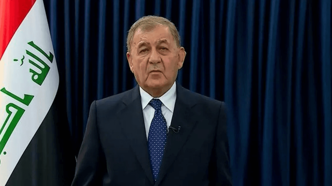 سەرۆککۆماری عێراق: پێشوازی لە بڕیاری چەکدادانان لەلایەن پەکەکەوە دەکەین