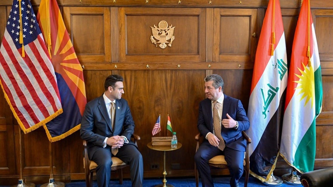 مەسرور بارزانی و ئەبراهام حەمادە تاوتوێی واژۆکردنی هەردوو ڕێککەوتننامەکەیان کرد