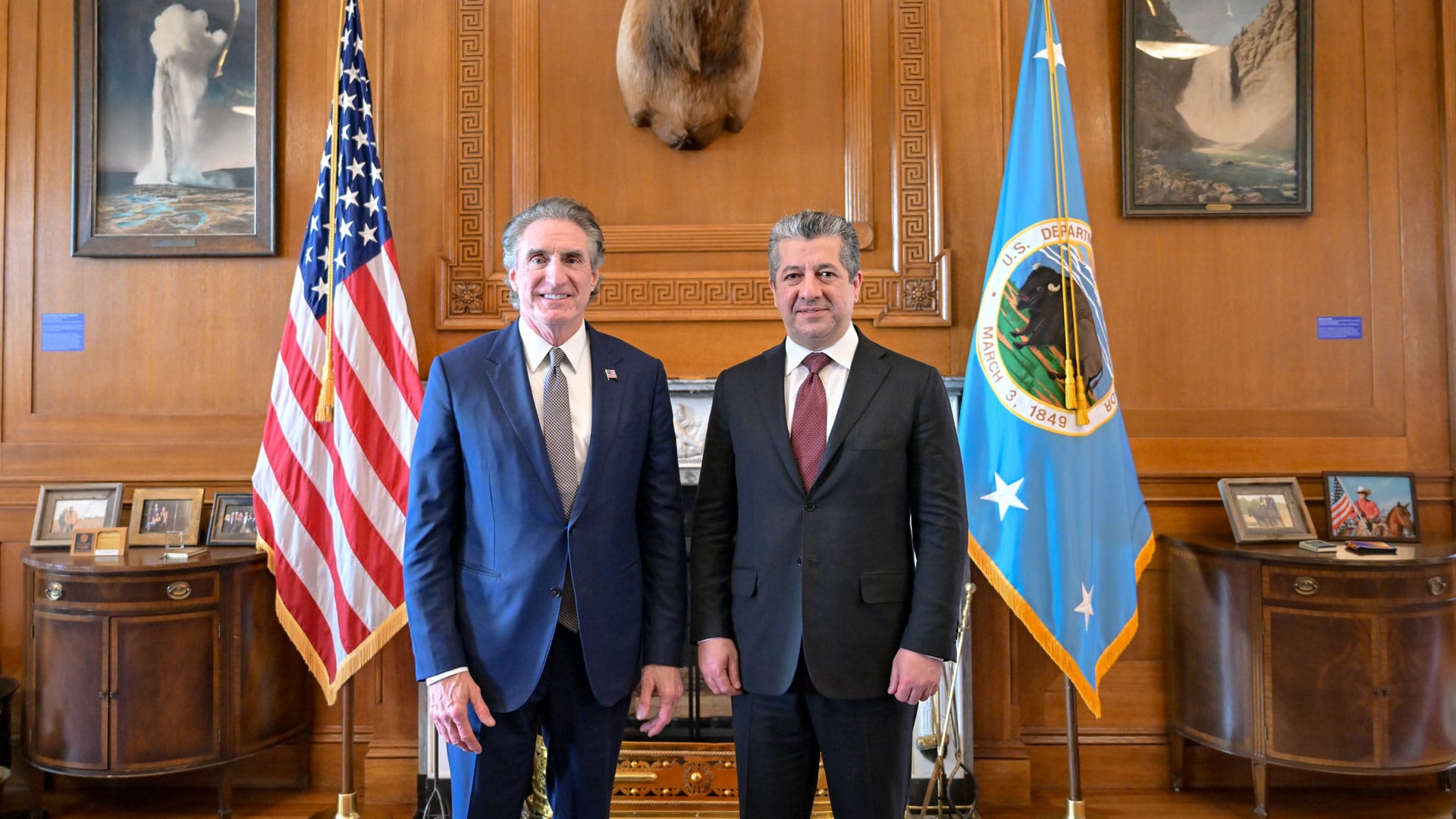 وەزیری ناوخۆی ئەمریكا: هەرێمی كوردستان هاوپەیمانێكی بەنرخی ئەمریكایە