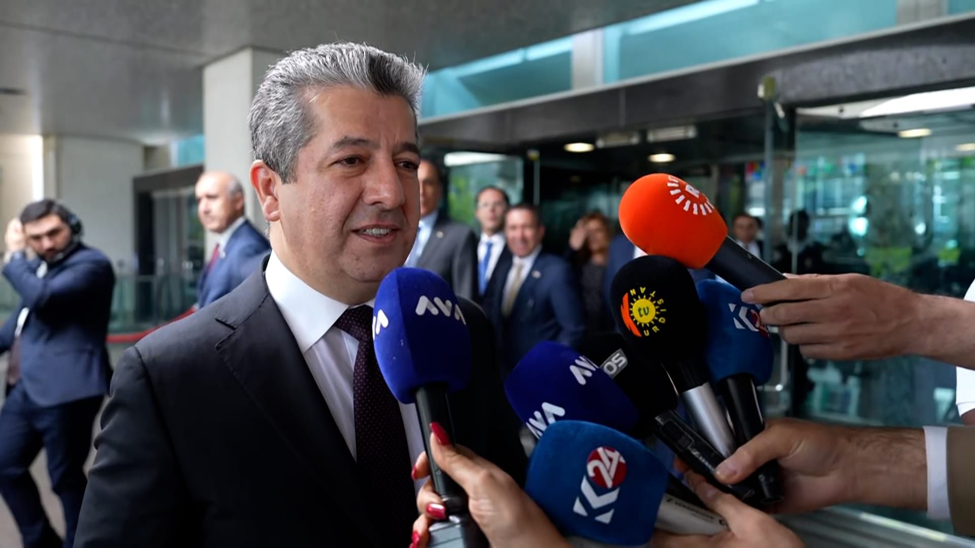 مەسرور بارزانی: کۆبوونەوەیەکی زۆر باش و بەسوودمان لەگەڵ مارکۆ ڕۆبیۆ هەبوو