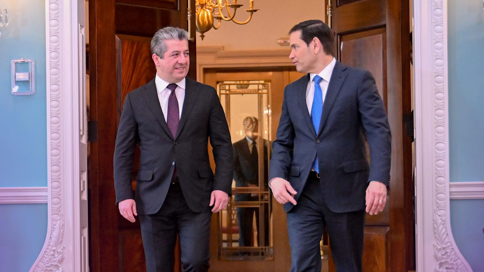 ڕاگەیێنراوی وەزارەتی دەرەوەی ئەمریکا لەبارەی کۆبوونەوەی مەسرور بارزانی و مارکۆ ڕۆبیۆ