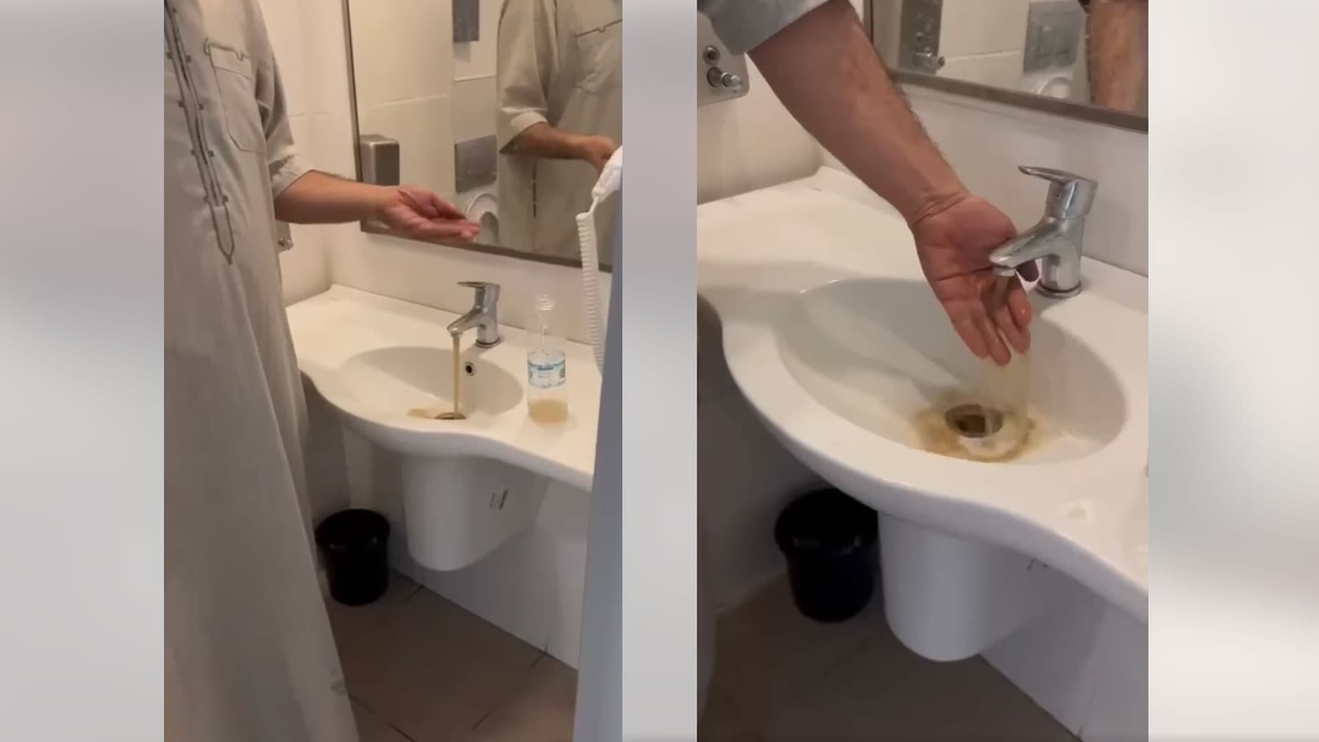 لە نەخۆشخانەیەکی بەسڕه قوڕاو جێگەی ئاوی خاوێن دەگرێتەوە