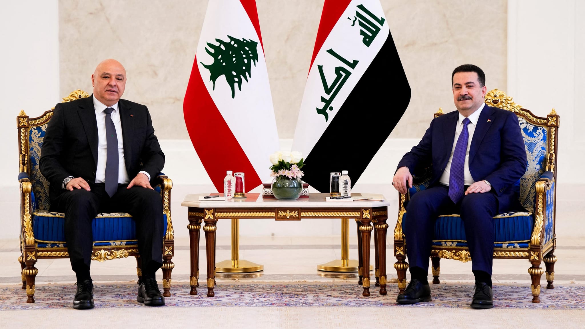 سەرۆکی لوبنان دوای کۆبوونەوەی لەگەڵ سوودانی: ئیلهامم لە سیستانی وەرگرتووە