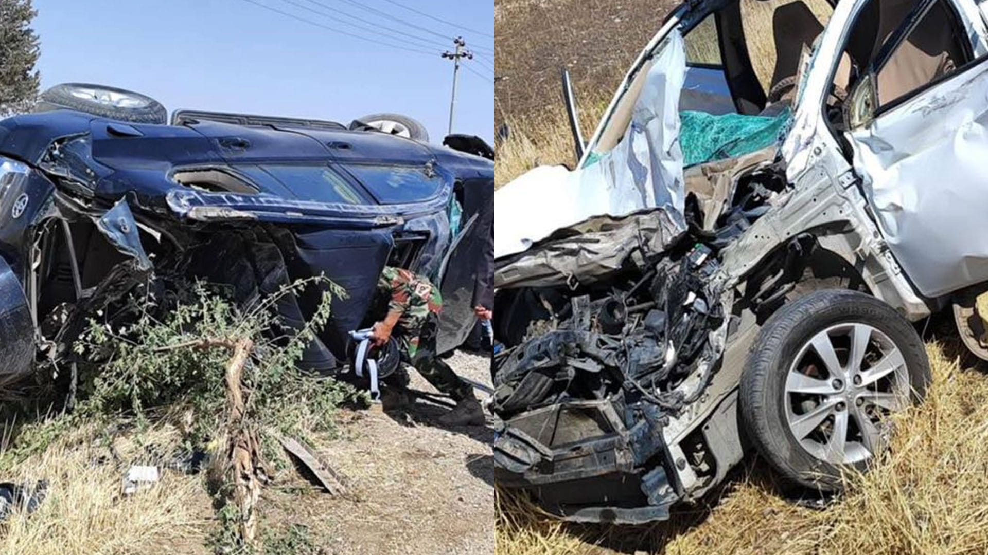 سلێمانی.. ڕووداوێكی سەختی هاتووچۆ گیانلەدەستدانی كەسێكی لێكەوتەوە