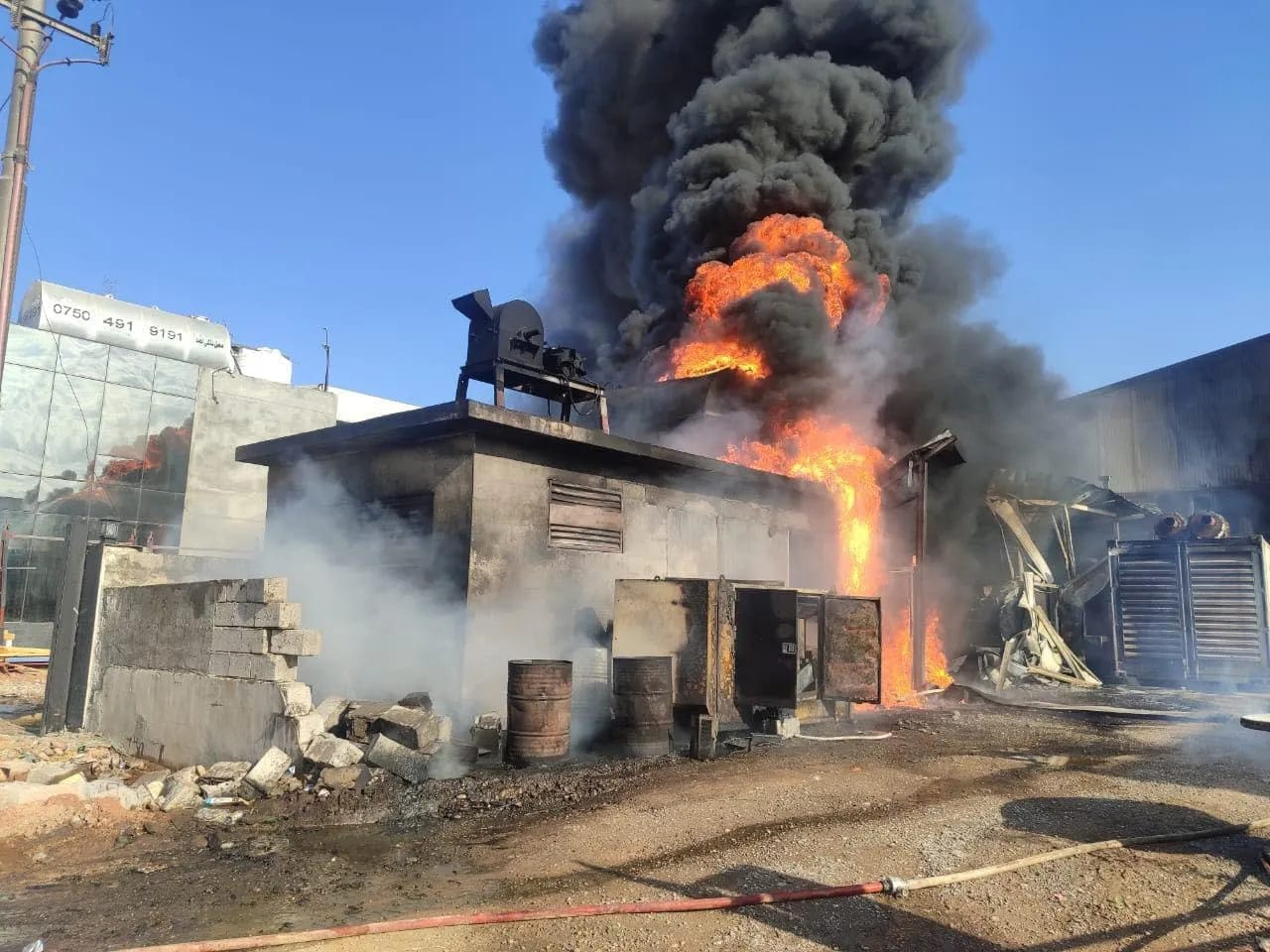 لە شەش مانگدا 563 ڕووداوی ئاگرکەوتنەوە لە هەولێر تۆمار کراوە