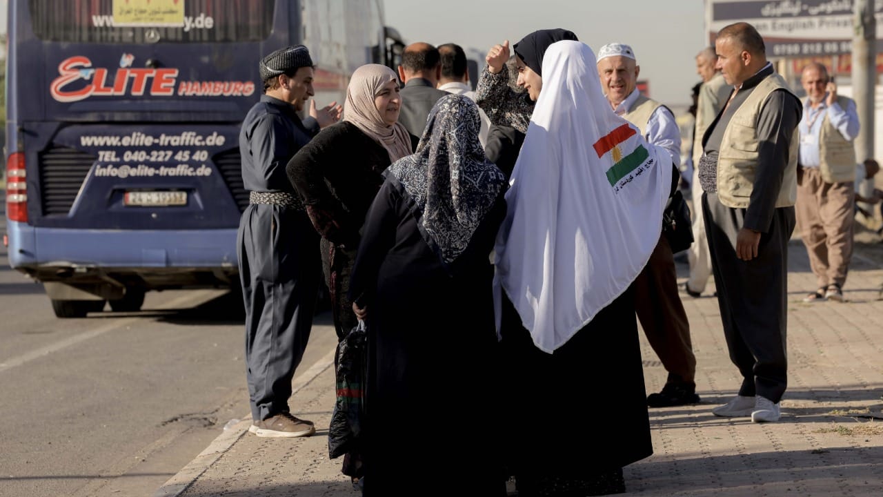 دووەم كاروانی ئەو حاجییانەی بەڕێگەی ئاسمانی گەشتیان كردبوو گەیشتەوە هەولێر