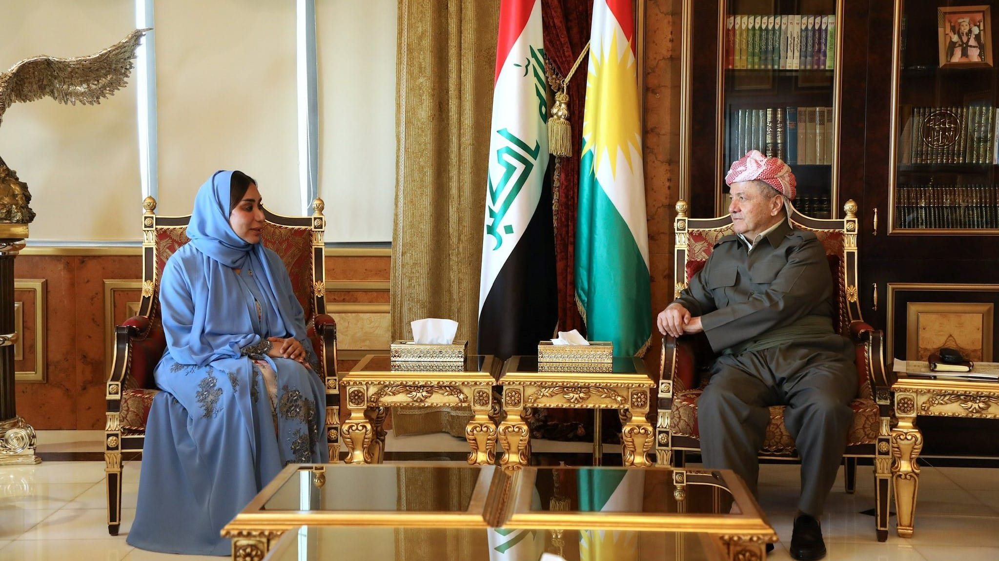 سەرۆك بارزانی سوپاسی هەڵوێستی سەركردایەتیی ئیمارات دەكات