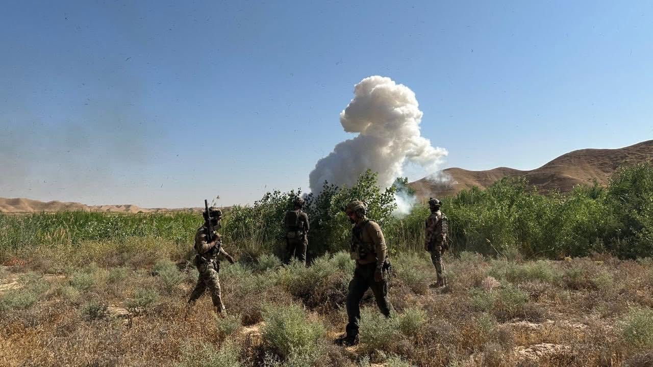 دژەتیرۆری عێراق چەند حەشارگەیەکی داعش لە باشووری کەرکووک لەناو دەبات