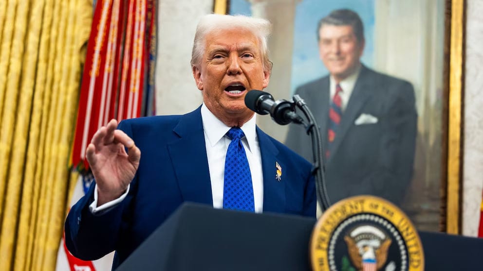 ترەمپ لەبارەی دەنگۆی ڕێککەوتنی 30 ملیار دۆلاری لەگەڵ ئێران قسەی هەیە: هەرگیز گاڵتەی وام نەبیستووە