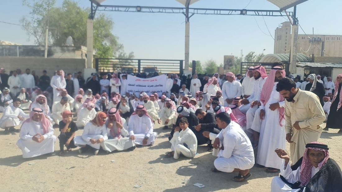 جووتیارانی پارێزگای سەماوە بەهۆی دواکەوتنی شایستە داراییەکانیان گردبوونەوە