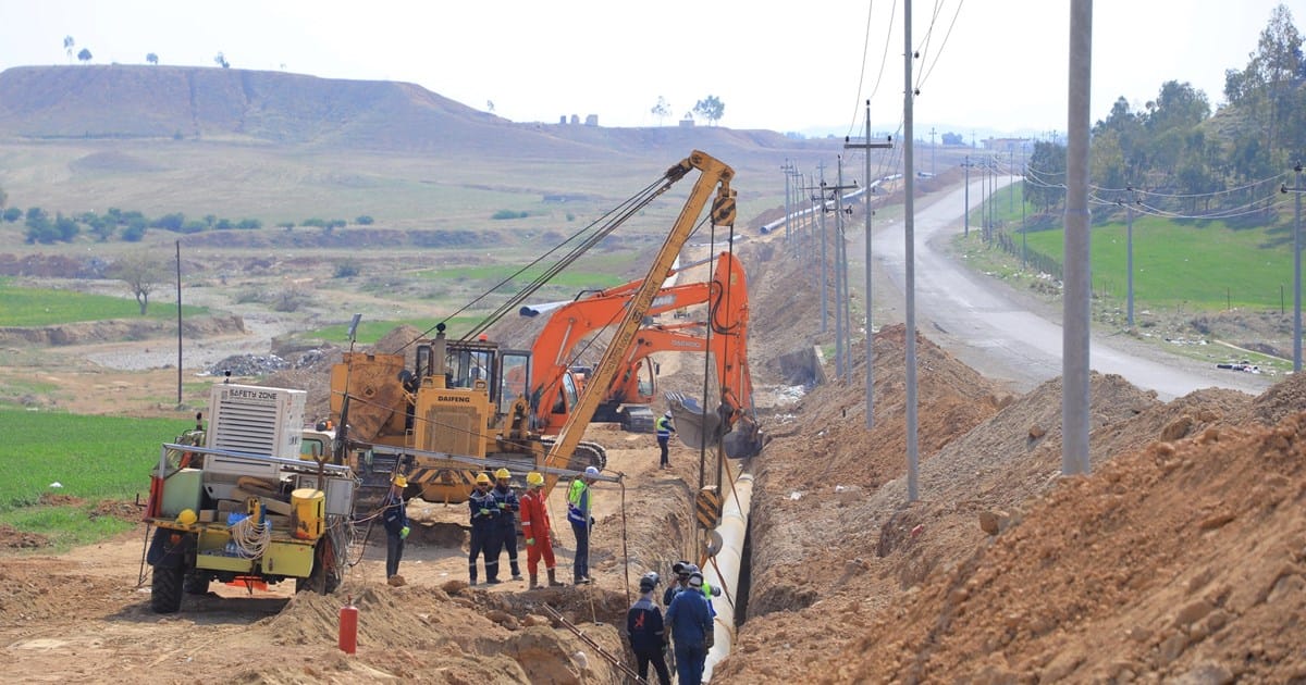 تا مانگی 10 پڕۆژەی ئاوی قوشتەپە تەواو دەبێت