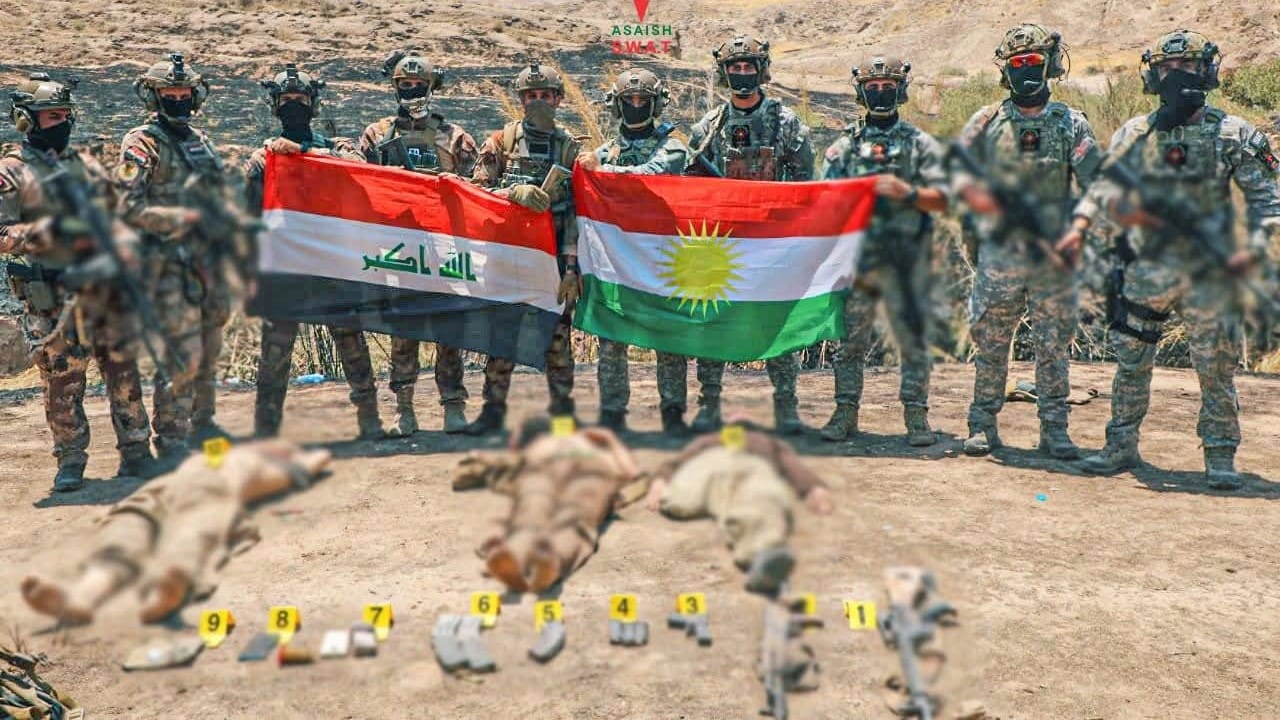 لە سنووری پارێزگای کەرکووک سێ چەکداری داعش دەکوژرێن