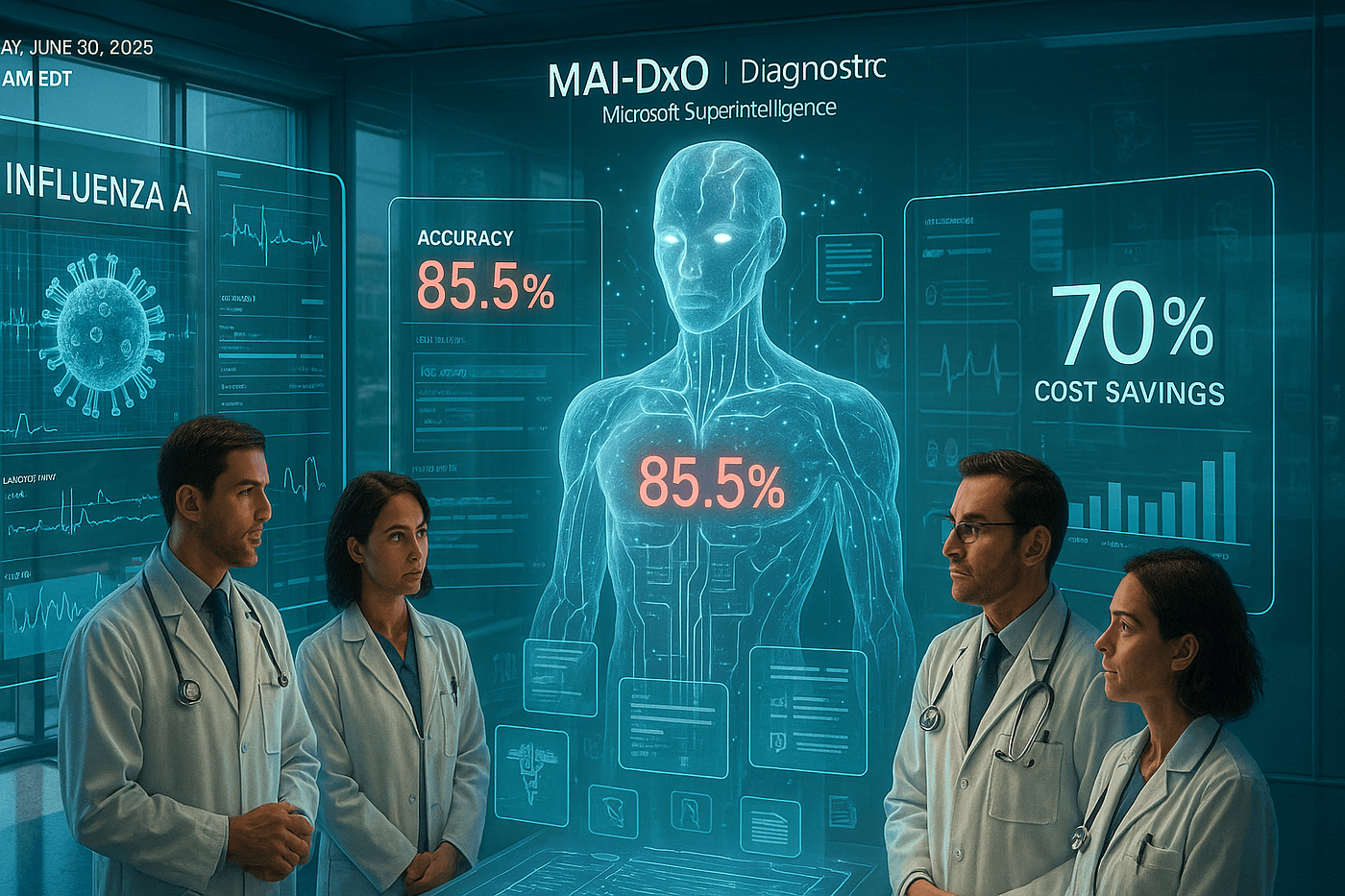 مایکرۆسۆفت لە ڕێگەی زیرەکی دەستکردەوە دێتە ناو بواری پزیشکییەوە
