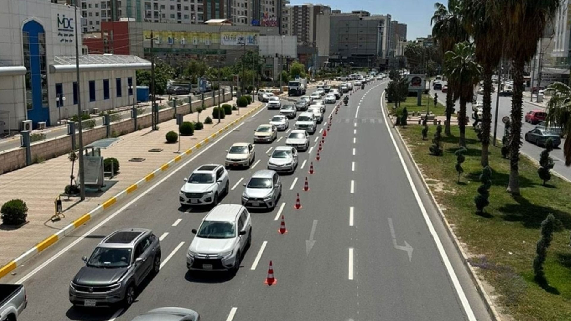 هاتووچۆی هەولێر لەبارەی سووڕانەوەی بارهەڵگران لە دوو شەقامی شارەکە ڕوونکردنەوە دەدات