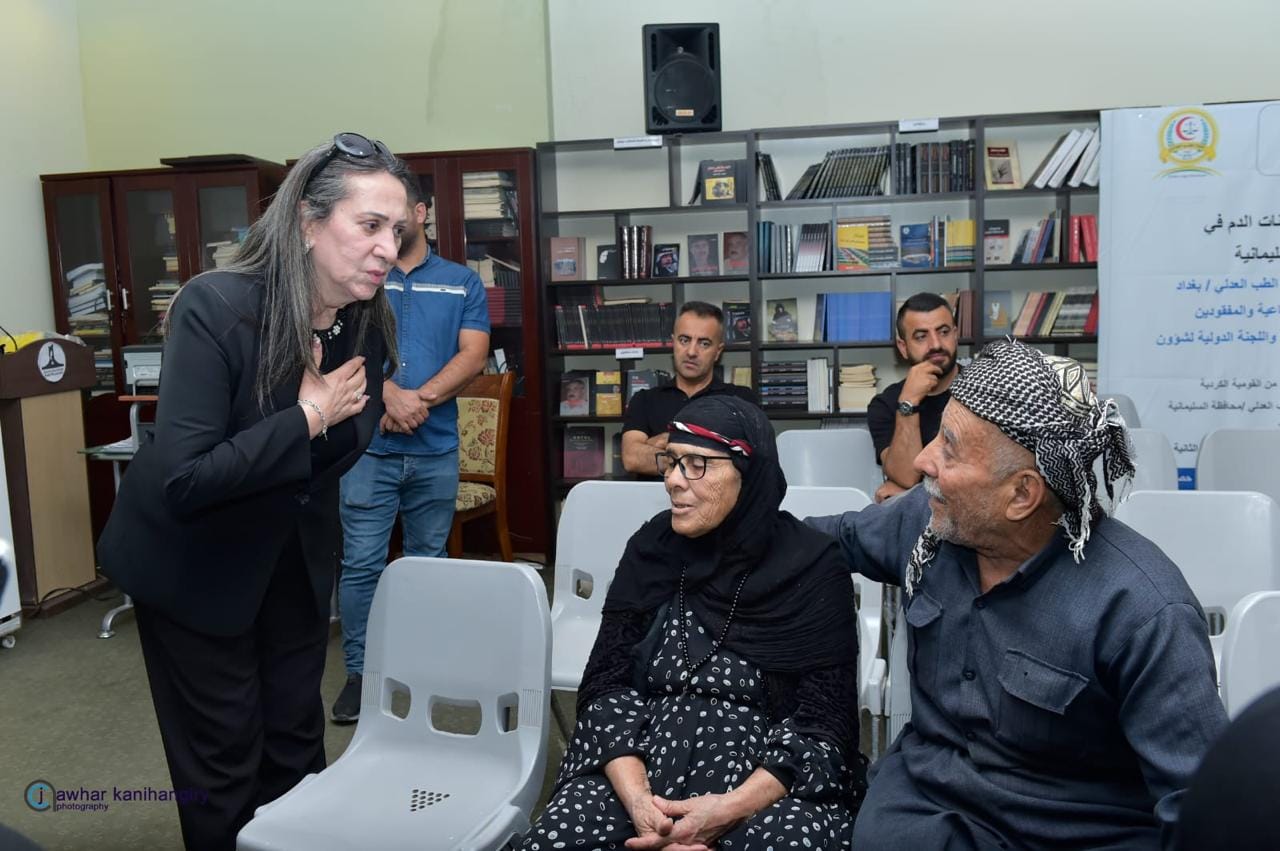 بۆ ناسینەوەی ڕووفاتی ئەنفالکراوان سامپڵی خوێن لە کەسوکاریان وەردەگیرێت