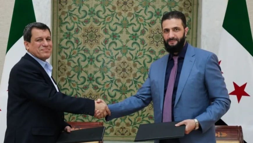 ئەحمەد شەرع و مەزڵووم عەبدی کۆدەبنەوە؛ کورد و دیمەشق دەگەنە ڕێککەوتن؟