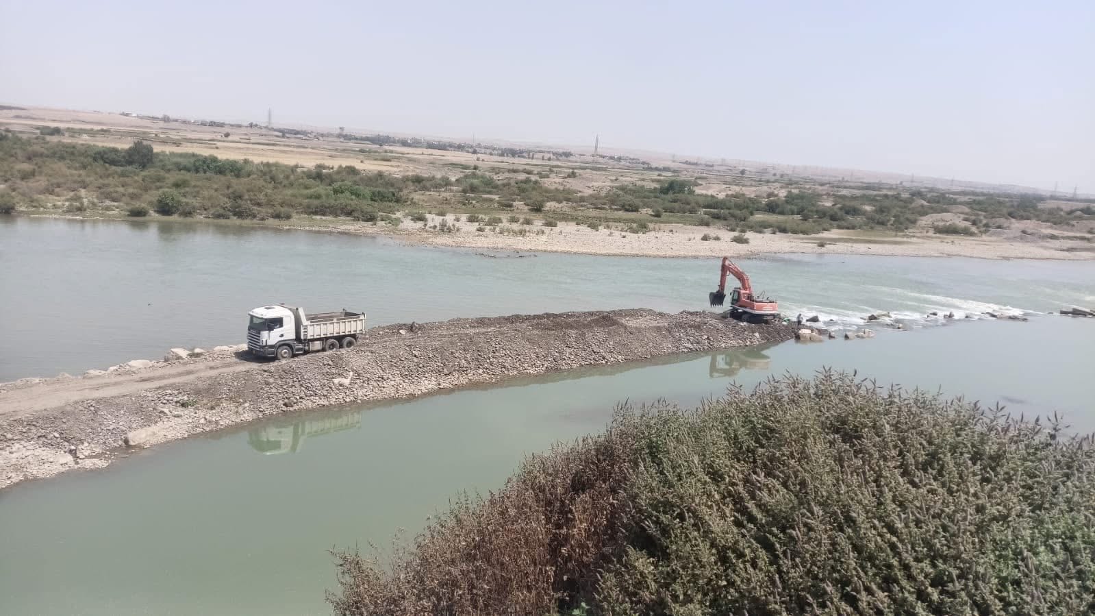 بە دروستكردنی بەربەستێك ڕێگری لە دابەزینی ئاستی ئاوی پرۆژەی ئاودێری خەبات دەكرێت
