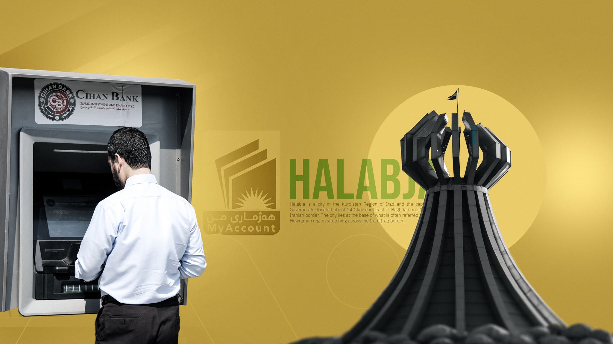 شەش ئامێری ATM لە هەڵەبجە دادەنرێن